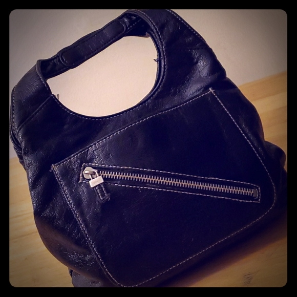 Small Shinny Black Handbag - Picture 1 of 3